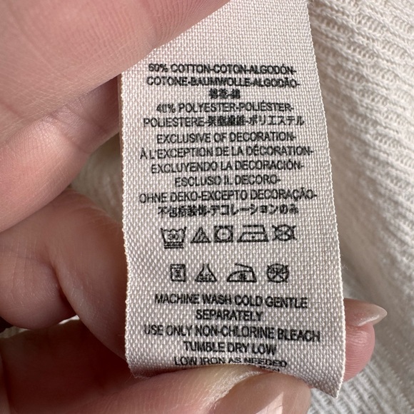 We the Free American Flag Dove Red White Blue Waffle Knit Short Sleeve Small - Picture 6 of 9